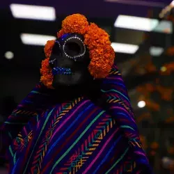 Fiesta de humanidades en PrepaTec Santa Anita para celebrar Día de Muertos. 