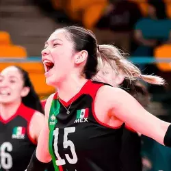 Karen Paola Rivera en los Juegos Panamericanos 2023, medalla de bronce en voleibol