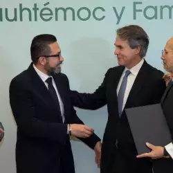 TecSalud firmó convenio de colaboración con Sociedad Cuauhtémoc y Famosa en pro de la salud regiomontana.