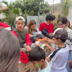 Colecta navideña en PrepaTec Sta. Anita