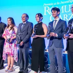 Ganadores del Premio Rómulo Garza 2023.