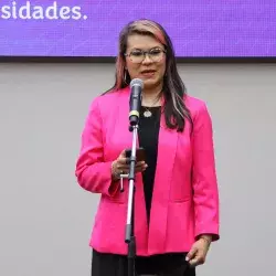 Janeth Aguirre durante su discurso en el Premio Mujer Tec 2024.