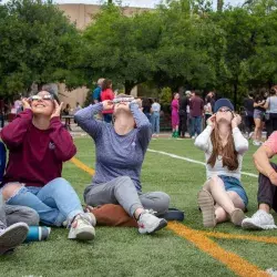 Eclipse solar total visto en campus Laguna y en campus del Tec de Monterrey, el 8 de abril del 2024