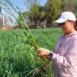 Estudiante del Tec Campus Querétaro durante su trabajo de campo en el CAETEC