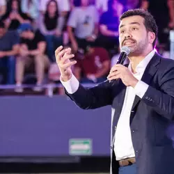 Jorge Álvarez Máynez en el Foro Nacional Actúa en la Arena Borregos del campus Monterrey