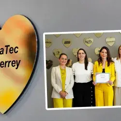 El corazón dorado de PrepaTec fue otorgado por AMANEC. 