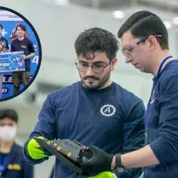 EXATEC durante la competencia de robótica en Tailandia