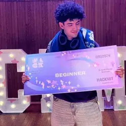 Tec student wins award with road safety project at HackMIT 2024