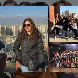 Fotos del viaje a programa de liderazgo en Chile de María Fernanda