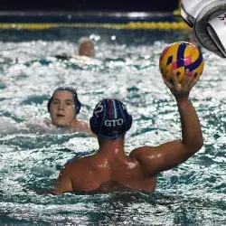 Equipo de Waterpolo compitiendo en las Olimpiadas Nacionales 2025