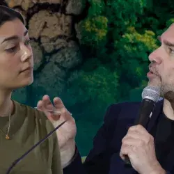 Estudiantes del Tec presentan emprendimientos sostenibles durante Tec Tank en el quinto Foro de Sostenibilidad del Tec campus Estado de México.