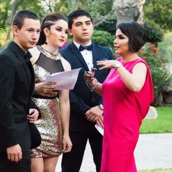 Alumnos durante premiación