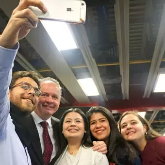 Presidente de Eslovaquia en el Tec de Monterrey