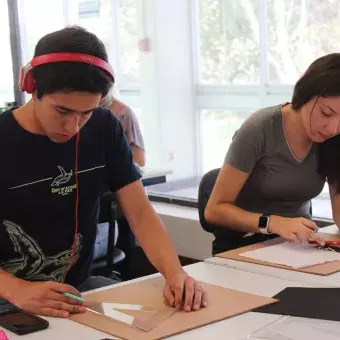 Alumno en la semana de tópicos 