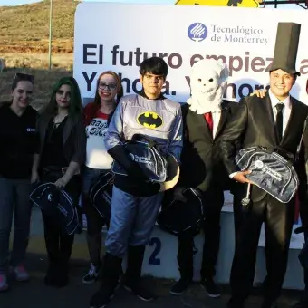 En la carrera