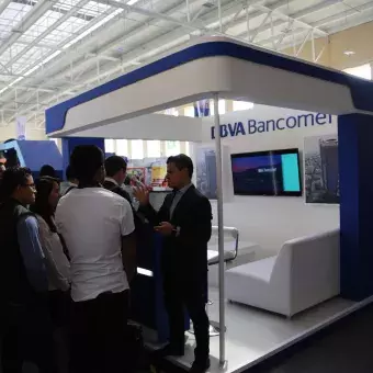 Stand de BANCOMER.