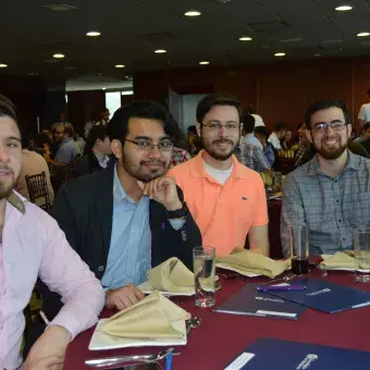 Estudiantes de la Escuela de Ingeniería y Ciencias durante su ceremonia de premiación en Campus Monterrey.