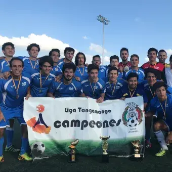 El equipo de fútbol del Tecnológico de Monterrey campus San Luis Potosí ganan por tercera vez el título de la Liga Universitaria Tangamanga