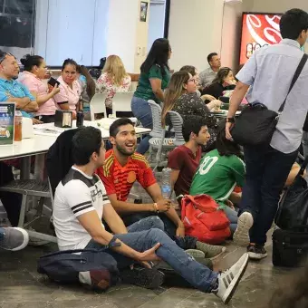 Comunidad Tec vivió el ambiente mundialista en el partido de México contra Suecia