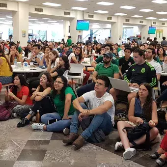 Comunidad Tec vivió el ambiente mundialista en el partido de México contra Suecia