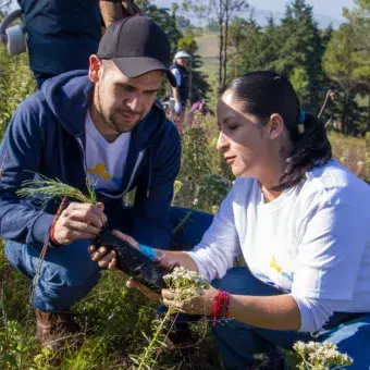 En Toluca, los egresados llevaron a cabo labores de reforestación.