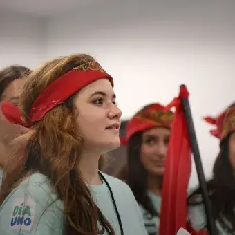 Alumnos viviendo día uno