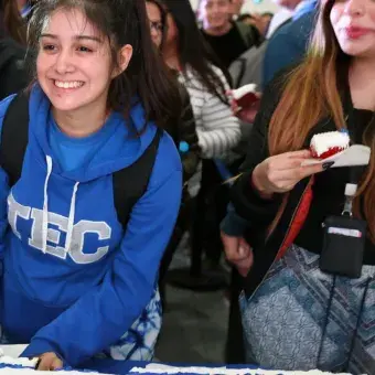 El orgullo Tec se reflejó en el alumnado de la Ciudad de México.