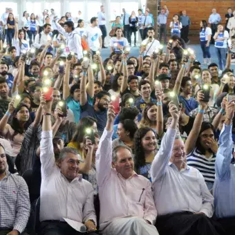 En la Arena Borregos de campus Monterrey se vivió con mucho ánimo el a