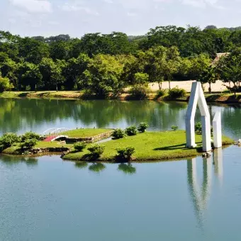 laguna del centro turistico