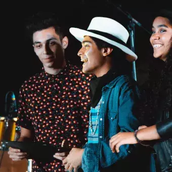 Alumnos ganadores del festival de la canción 2018