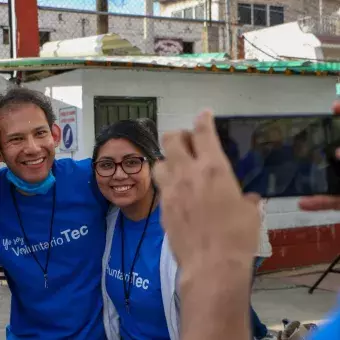 La comunidad del Tec Campus Toluca unió esfuerzos para pintar la escuela Miguel Hidalgo en San Antonio Buenavista