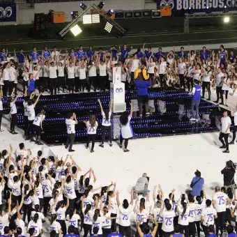 Inauguración del nuevo Estadio Borregos en el Tec campus Monterrey