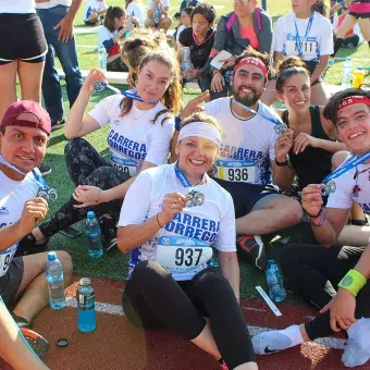 alumnos del tec en carrera borregos 