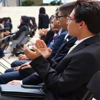 Audiencia presente en la inauguración de TecMUN 2019.