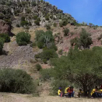 Alumnos del Tec en el desierto de El Alberto