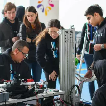 Area de Pits del equipo Cyberius de PrepaTec.