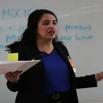 Participante dentro de una ronda del segundo día del Torneo.