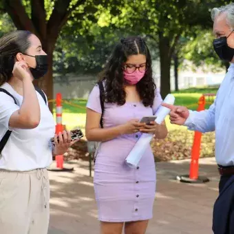 Regreso híbrido presencial en el campus Monterrey