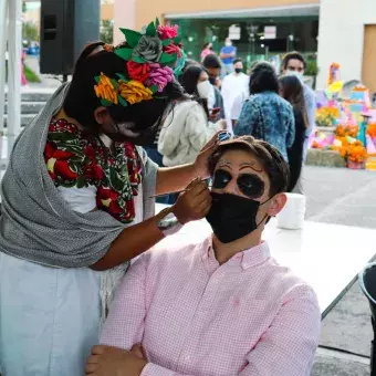 Actividades del festival de la catrina en Tec de Monterrey campus San Luis Potosí