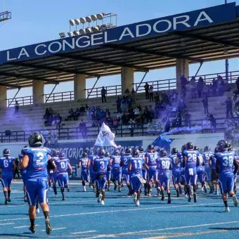 El azul llegó al campo de juego