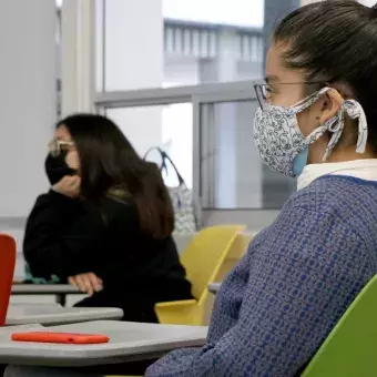 Las clases se llevaron a cabo con todas las medidas sanitarias