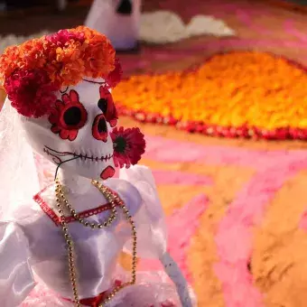 Fiesta de Humanidades de PrepaTec Guadalajara para celebrar el día de muertos.