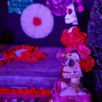 Fiesta de Humanidades de PrepaTec Guadalajara para celebrar el día de muertos.