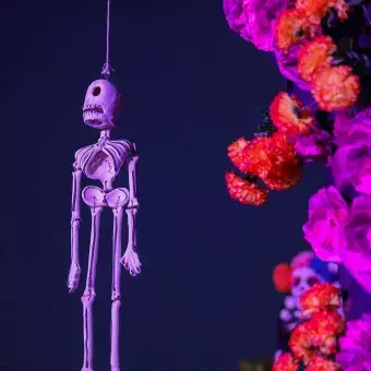 Fiesta de Humanidades de PrepaTec Guadalajara para celebrar el día de muertos.