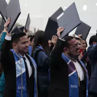 Ceremonia de graduación en el campus Aguascalientes