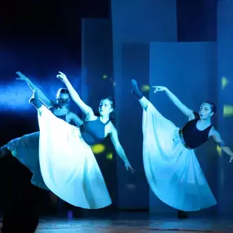 algunas de las bailarinas en el ensamble dreamlike