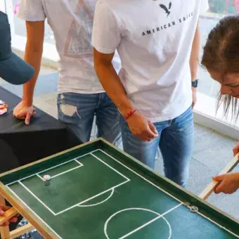 Estudiantes de PrepaTec Zacatecas viviendo la feria de ciencias