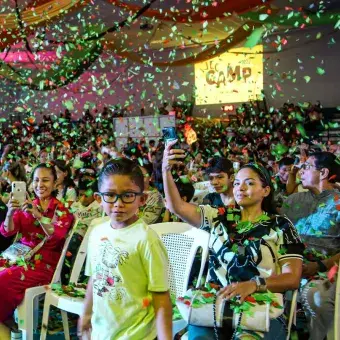 Participantes en campamento Tec Camp 2023 
