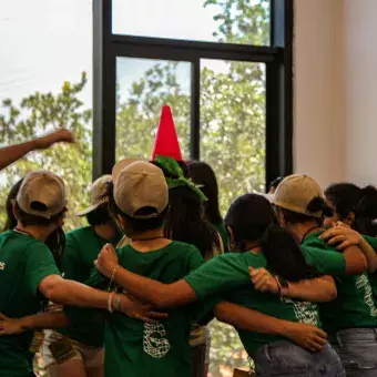 Participantes en campamento Tec Camp 2023 