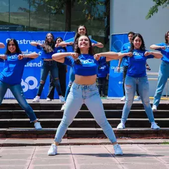 Celebración estudiantil 80 aniversario Tec